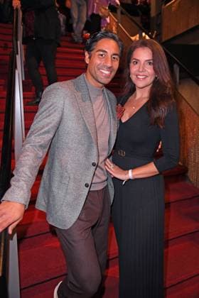 Nic Shanker with wife Janina Shanker at the premiere of Sarah Engels at Moulin Rouge Das Musical in the Musical Dome in Cologne on 13 11 2025