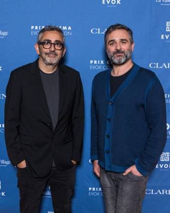 Prix Cinema Evok Collection - Paris Eric Toledano and Olivier Nakache attend the Prix Cinema Evok Collection held at the Hotel Brach in Paris, France, on November 13, 2025. Photo by David Boyer ABACAPRESS.COM Paris France  Copyright: xBoyerxDavid ABACAx