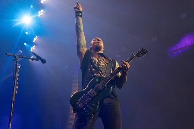 Volbeat Perform at OVO Arena Wembley, London Lead singer Michael Poulsen of Danish rock metal band Volbeat performs at OVO Arena Wembley, London, England, UK on Thursday 13 November 2025., Credit:Justin Ng Avalon UK, England, London, OVO Arena Wembley  Copyright: xJustinxNgx xAvalonx 1052296862