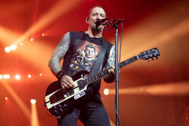 Volbeat Perform at OVO Arena Wembley, London Lead singer Michael Poulsen of Danish rock metal band Volbeat performs at OVO Arena Wembley, London, England, UK on Thursday 13 November 2025., Credit:Justin Ng Avalon UK, England, London, OVO Arena Wembley  Copyright: xJustinxNgx xAvalonx 1052296871