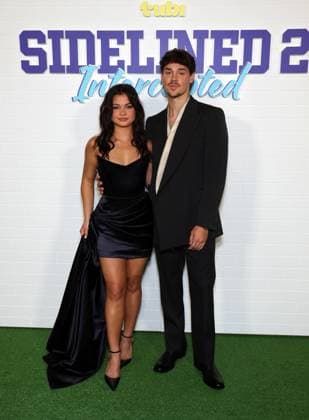 13 November 2025 - Los Angeles, California - Siena Agudong, Noah Beck. Los Angeles premiere of Tubis YA Original Film SIDELINED 2: INTERCEPTED held at Pacific Design Center. Los Angeles USA - ZUMAa123 20251113_zaa_a123_039 Copyright: xADx