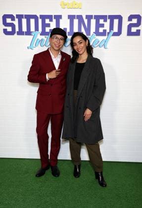 13 November 2025 - Los Angeles, California - Justin Wu, Adrianne HO. Los Angeles premiere of Tubis YA Original Film SIDELINED 2: INTERCEPTED held at Pacific Design Center. Los Angeles USA - ZUMAa123 20251113_zaa_a123_061 Copyright: xADx