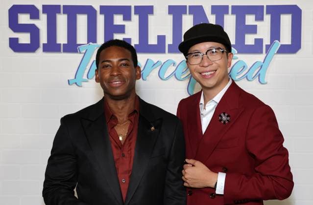 13 November 2025 - Los Angeles, California - Oliver Williams, Justin Wu. Los Angeles premiere of Tubis YA Original Film SIDELINED 2: INTERCEPTED held at Pacific Design Center. Los Angeles USA - ZUMAa123 20251113_zaa_a123_070 Copyright: xADx