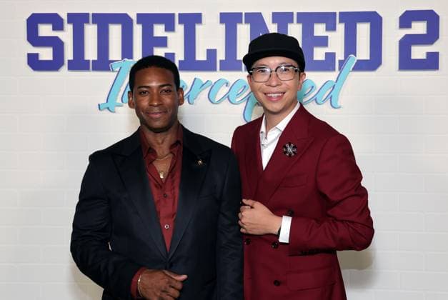 Los Angeles premiere of Tubi™s YA Original Film SIDELINED 2: INTERCEPTED 13 November 2025 . Los Angeles, California - Oliver Williams, Justin Wu At Los Angeles premiere of Tubi™s YA Original Film SIDELINED 2: INTERCEPTED held at The Pacific Design Center in Los Angeles., Credit:Sadou Faye Avalon United States, CA, Los Angeles, Pacific Design Center  Copyright: xSadouxFayex xAvalonx 1052333287