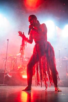 Highasakite live in Bergen, Norway Bergen, Norway. 13th, November 2025. The Norwegian indie pop band Highasakite performs a live concert at USF Verftet in Bergen. Here singer Ingrid Helene Haavik is seen live on stage. Norway, Bergen  Copyright: xGonzalesxPhoto JarlexH.xMoex