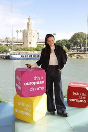 Juliette Binoche poses in Seville on the occasion of the Seville Film Festival, Friday, November 14, 2025 Cordon Press 