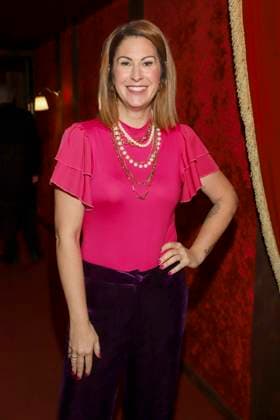 abb Palazzo Madita van Huelsen host at the premiere of Cornelia Poletto 10 Dinner Show PALAZZO Hier und Jetzt on 13 11 2025 in Hamburg Hamburg Germany