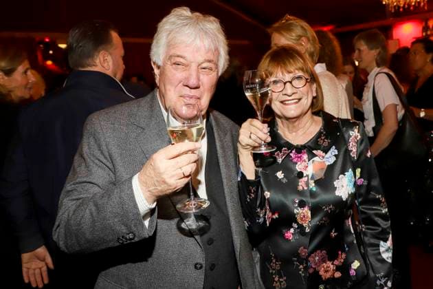 abb Palazzo Rolf Zuckowski with wife Monika of the premiere of Cornelia Poletto 10 Dinner Show PALAZZO Hier und Jetzt on 13 11 2025 in Hamburg Hamburg Germany