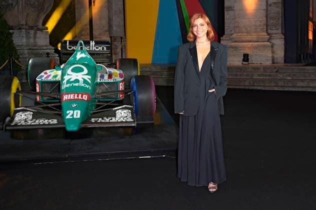 Federica Zacchia at the premiere of the Sky documentary Benetton Formula at Space Cinema Moderno Rome, 13 11 2025 Foto:xA.xM.xTinghinox xFuturexImagex benetton_5131