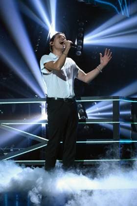 November 14, 2025, Milan, Rome, Italy: X Factor 2025 TV broadcast, episode 4. In the photo: Erocaddeo . Milan, Italy 14 November 2025 Milan Italy  - ZUMAa289 20251114_zia_a289_095 Copyright: xAgfx