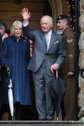 . 14 11 2025. Merthyr Tydfil, United Kingdom. King Charles III and Queen Camilla during a visit to Cyfarthfa Castle in Merthyr Tydfil, South wales, United Kingdom, as The King celebrated his 77th birthday.  xStephenxLockx xi-Imagesx IIM-26374-0022