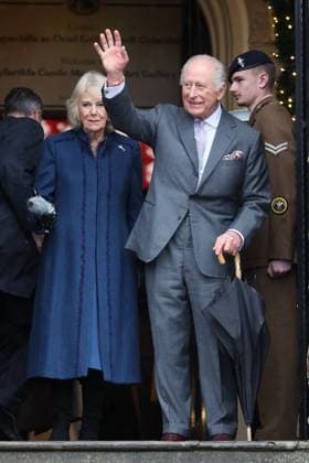 . 14 11 2025. Merthyr Tydfil, United Kingdom. King Charles III and Queen Camilla during a visit to Cyfarthfa Castle in Merthyr Tydfil, South wales, United Kingdom, as The King celebrated his 77th birthday.  xStephenxLockx xi-Imagesx IIM-26374-0025