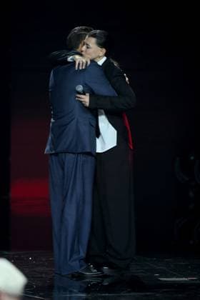 X Factor TV broadcast 2025 X Factor 2025 TV show, episode 4. Pictured: Michelle, Francesco Gabbani . Milan, Italy 14 November 2025, Credit:AGF Avalon Italy, Milan  Copyright: xAGFx xAvalonx 1052392201