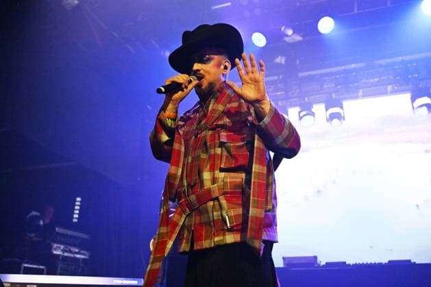 ˜I Love Jamaica™ concert at KOKO in London LONDON, ENGLAND - NOVEMBER 13: Boy George performing for ˜I Love Jamaica™ concert at KOKO on November 13, 2025 in London, England. CAP MAR MAR Great Britain Copyright: xMartinxHarris CapitalxPicturesx