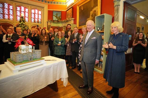 King Charles III visits Wales Britain s King Charles III and Queen Camilla join a celebratory reception marking Cyfarthfa Castle s 200th anniversary and the King s birthday in Merthyr Tydfil, Wales, Friday, Nov. 14, 2025., Credit:Kin Cheung Avalon GBR, Merthyr Tydfil  Copyright: xKinxCheungx xAvalonx 1052413498