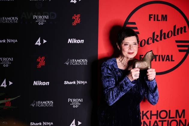 STOCKHOLM, SWEDEN 20251114 World star Isabella Rossellini was awarded the Stockholm Film Festivals Lifetime Achievement Award in 2020, five years later received the award during the Stockholm Film Festivals award ceremony at the Rigoletto Cinema in Stockholm STOCKHOLM SWEDEN x12150x  Copyright: xCaisaxRasmussen TTx STOCKHOLMS FILMFESTIVAL OCH PRISCERMONI I6BiWKR8kJ0