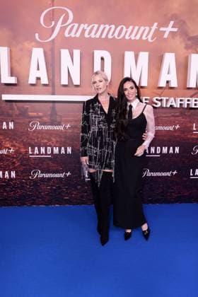 Ali Larter and Demi Moore at the premiere of season 2 of the series Landman Paramount at Zoo Palast on 14 11 2025 in Berlin Landman series premiere in Berlin