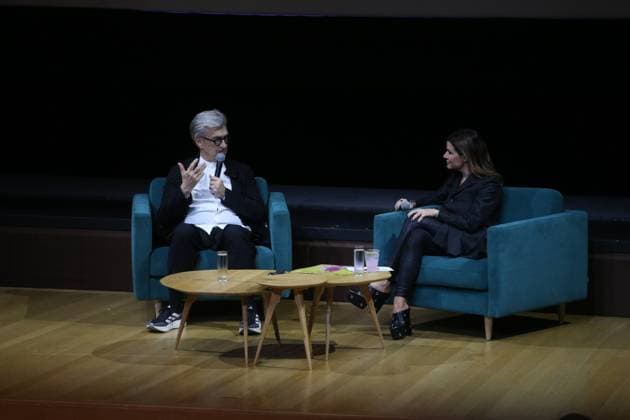November 14, 2025, Athens, Greece: During an event at the Onassis Stegi in Athens, filmmaker Wim Wenders took part in a public discussion with the foundationÃ¢â‚¬â ¢s artistic director, Afroditi Panagiotakou, speaking about his work, creative process, and contemporary cinema trends. The event drew a large audience as part of the foundationÃ¢â‚¬â ¢s cultural program Athens Greece - ZUMAv62_ 20251114_zaf_v62_022 Copyright: xAristidisxVafeiadakisx