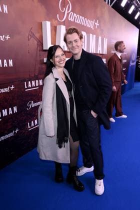 Nadja Jo Klapper and Johannes Hinrichs at the premiere of season 2 of the series Landman Paramount at Zoo Palast on 14 11 2025 in Berlin Landman series premiere in Berlin