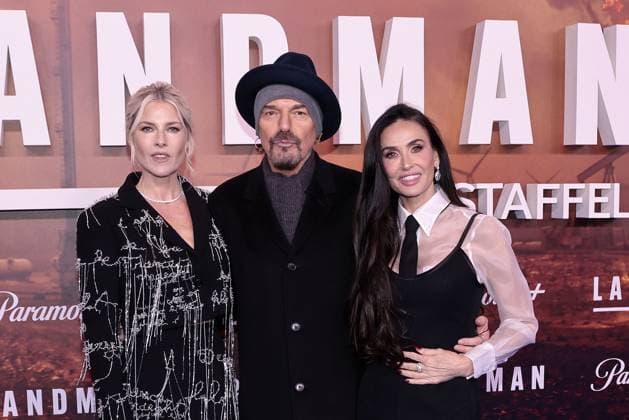 Ali Larter, Billy Bob Thornton and Demi Moore at the premiere of season 2 of the series Landman Paramount at Zoo Palast on 14 11 2025 in Berlin Landman series premiere in Berlin