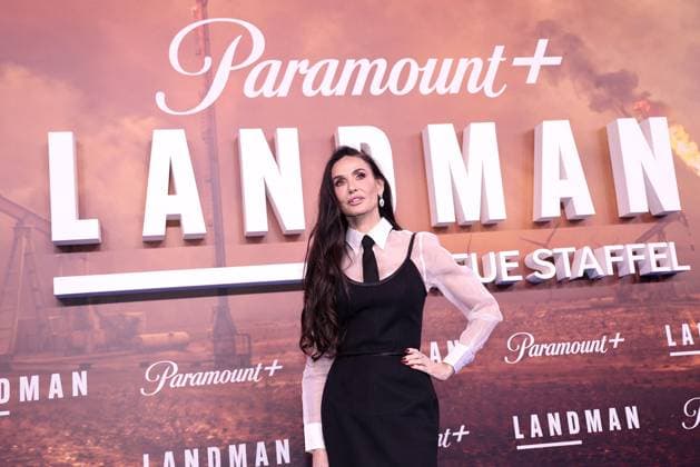 Demi Moore at the premiere of season 2 of the series Landman Paramount at Zoo Palast on 14 11 2025 in Berlin Landman series premiere in Berlin