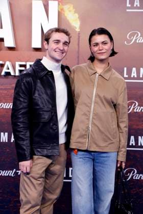 Landman , European premiere of season 2 at Zoo Palast, Berlin, 14 11 2025 Luis Vorbach and Tomomi Themann at the premiere of season 2 of the series Landman at Zoo Palast on 14 11 2025 in Berlin Berlin Zoo Palast Copyright: xAnitaxBuggex