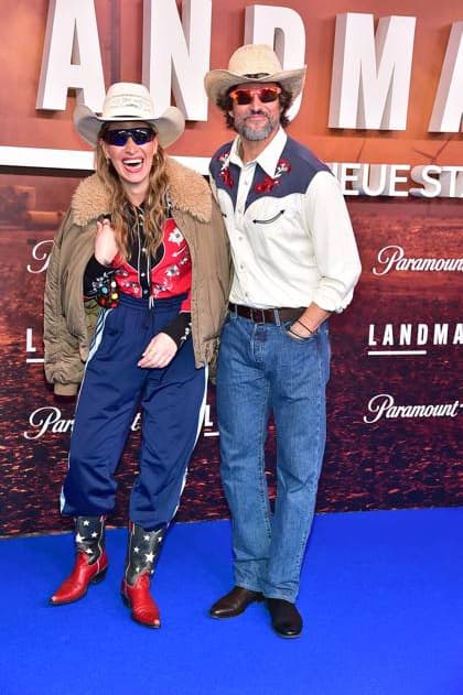 European premiere of landmann Evelyn Weigert, Tom Beck Arrival red carpet for the European premiere of landmann in berlin on 14 11,2025 Photopress Mueller