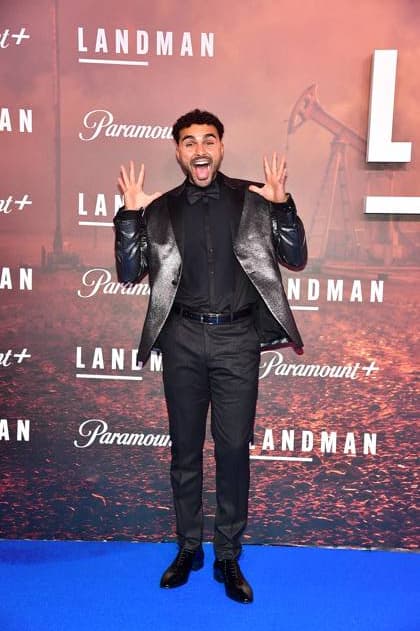 European premiere of landmann Internet Star Younes Zarou Arrival red carpet for the European premiere of landmann in berlin on 14 11,2025 Photopress Mueller