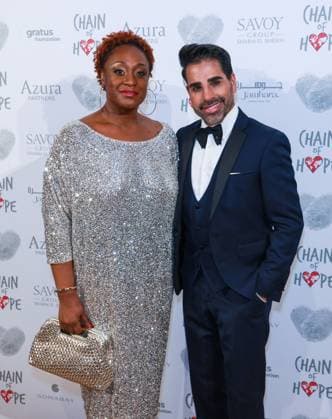 November 14, 2025, London, United Kingdom: Sandra Marvin and Dr Ranj Singh seen attending the Chain of Hope Gala Ball 2025 at the Natural History Museum in London London United Kingdom - ZUMAs197 20251114_aaa_s197_217 Copyright: xBrettxCovex