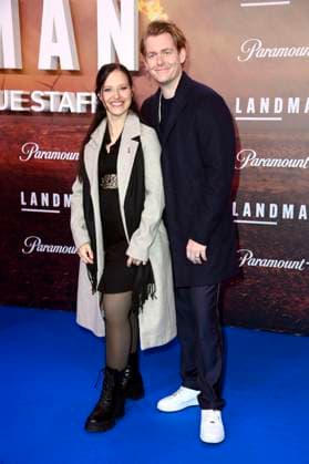 Nadja Jo Klapper and Johannes Heinrichs at the European premiere of season 2 of the Paramount series Landman at Zoo Palast Berlin, 14 11 2025 Foto:xN.xKubelkax xFuturexImagex landman_berlin_5111