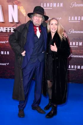 Michael Mendl with companion at the European premiere of season 2 of the Paramount series Landman at Zoo Palast Berlin, 14 11 2025 Foto:xN.xKubelkax xFuturexImagex landman_berlin_5134