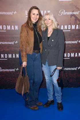 Manuela Schikorsky with companion at the European premiere of season 2 of the Paramount series Landman at Zoo Palast Berlin, 14 11 2025 Foto:xN.xKubelkax xFuturexImagex landman_berlin_5142
