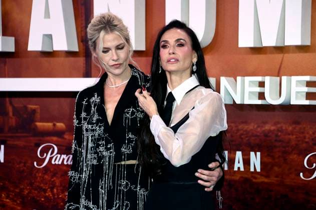 Ali Larter and Demi Moore at the European premiere of season 2 of the Paramount series Landman at Zoo Palast Berlin, 14 11 2025 Foto:xN.xKubelkax xFuturexImagex landman_berlin_5215