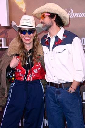Evelyn Weigert and Tom Beck at the European premiere of season 2 of the Paramount series Landman at Zoo Palast Berlin, 14 11 2025 Foto:xN.xKubelkax xFuturexImagex landman_berlin_5152