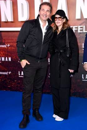 Andreas Elsholz and Denise Zich at the European premiere of season 2 of the Paramount series Landman at Zoo Palast Berlin, 14 11 2025 Foto:xN.xKubelkax xFuturexImagex landman_berlin_5172