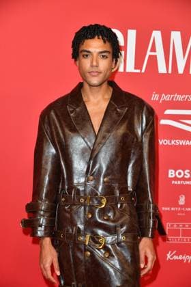 Lamin Leroy Gibba arriving at the third Glamour Women of the Year Awards at The Ritz Carlton Hotel in Berlin 14 11 2025