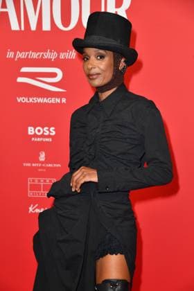 Lindiwe Suttle Mueller Westernhagen arriving at the third Glamour Women of the Year Awards at The Ritz Carlton Hotel in Berlin 14 11 2025
