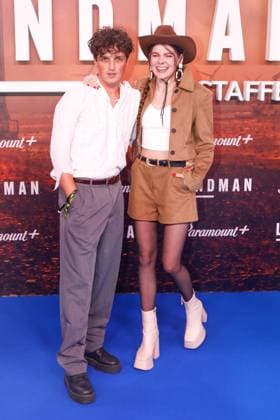 Premiere of season 2 of the series Landman in Berlin Berlin, 14 11 2025 Leo Mahalo and Klaudia Giez at the premiere of season 2 of the series Landman at Zoo Palast in Berlin Berlin Copyright: xMatthiasxGränzdörferx