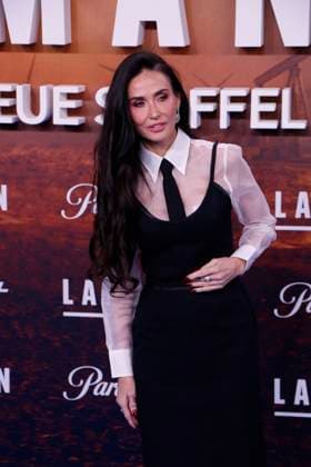 Demi Moore at the premiere of season 2 of the series Landman at the Zoo Palast on 14 11 2025 in Berlin