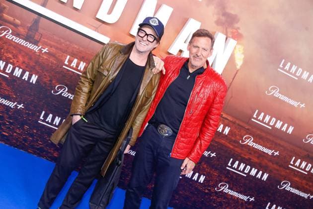 Premiere of the 2nd season of the series Landman in Berlin Berlin, 14 11 2025 Ralf Möller and Bruno Eyron at the premiere of the 2nd season of the series Landman at the Zoo Palast in Berlin Berlin Copyright: xMatthiasxGränzdörferx