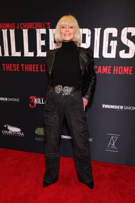 Los Angeles AFM special screening of The 3 Killer Pigs held at AMC Century City 15 Featuring: Sybil Danning Where: Los Angeles, California, United States When: 14 Nov 2025 Credit: Faye s Vision Cover Images EDITORIAL USE ONLY. NOT FOR USE BY NEWSPAPERS BASED IN THE UK. Copyright: xx coverimg55269565