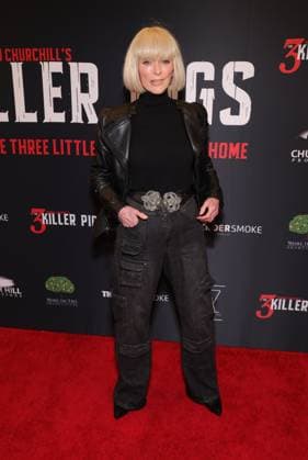 Los Angeles AFM special screening of The 3 Killer Pigs held at AMC Century City 15 Featuring: Sybil Danning Where: Los Angeles, California, United States When: 14 Nov 2025 Credit: Faye s Vision Cover Images EDITORIAL USE ONLY. NOT FOR USE BY NEWSPAPERS BASED IN THE UK. Copyright: xx coverimg55269569