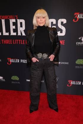 Los Angeles AFM special screening of The 3 Killer Pigs held at AMC Century City 15 Featuring: Sybil Danning Where: Los Angeles, California, United States When: 14 Nov 2025 Credit: Faye s Vision Cover Images EDITORIAL USE ONLY. NOT FOR USE BY NEWSPAPERS BASED IN THE UK. Copyright: xx coverimg55269570