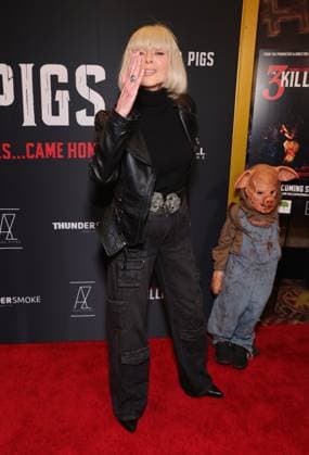 Los Angeles AFM special screening of The 3 Killer Pigs held at AMC Century City 15 Featuring: Sybil Danning Where: Los Angeles, California, United States When: 14 Nov 2025 Credit: Faye s Vision Cover Images EDITORIAL USE ONLY. NOT FOR USE BY NEWSPAPERS BASED IN THE UK. Copyright: xx coverimg55269574