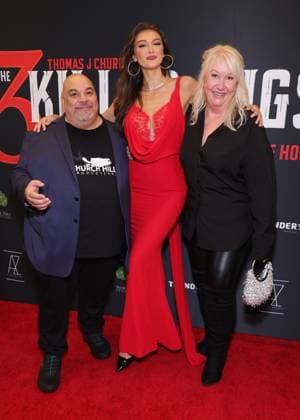 Los Angeles AFM special screening of The 3 Killer Pigs held at AMC Century City 15 Featuring: Thomas J. Churchill, Rachel Pizzolato, Aleksandra Zorich Hunt Where: Los Angeles, California, United States When: 14 Nov 2025 Credit: Faye s Vision Cover Images EDITORIAL USE ONLY. NOT FOR USE BY NEWSPAPERS BASED IN THE UK. Copyright: xx coverimg55269412