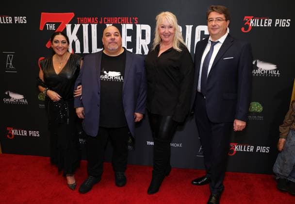 Los Angeles AFM special screening of The 3 Killer Pigs held at AMC Century City 15 Featuring: Toni D Antonio, Thomas J. Churchill, Aleksandra Zorich Hunt, Giuseppe Tissino Where: Los Angeles, California, United States When: 14 Nov 2025 Credit: Faye s Vision Cover Images EDITORIAL USE ONLY. NOT FOR USE BY NEWSPAPERS BASED IN THE UK. Copyright: xx coverimg55269450
