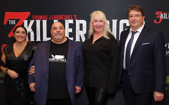 Los Angeles AFM special screening of The 3 Killer Pigs held at AMC Century City 15 Featuring: Toni D Antonio, Thomas J. Churchill, Aleksandra Zorich Hunt, Giuseppe Tissino Where: Los Angeles, California, United States When: 14 Nov 2025 Credit: Faye s Vision Cover Images EDITORIAL USE ONLY. NOT FOR USE BY NEWSPAPERS BASED IN THE UK. Copyright: xx coverimg55269451
