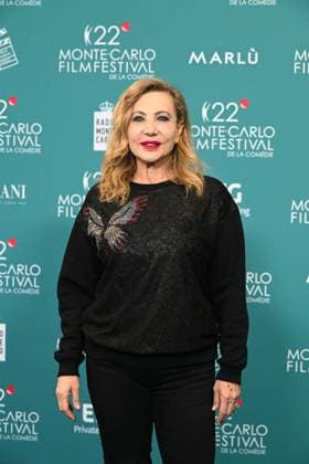 Monte Carlo, 22nd Monte Carlo Film Festival De La Comédie. Red carpet. Pictured: Iaia Forte  Copyright: xManuelexMangiarottix xipa-agency.netx xComix xMangiarottix IPA_Agency_IPA67976243