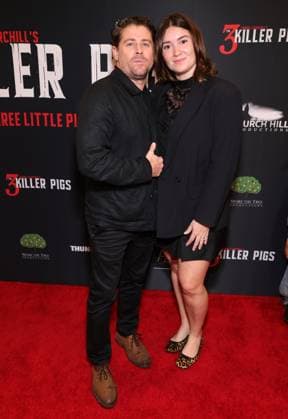 Los Angeles AFM special screening of The 3 Killer Pigs held at AMC Century City 15 Featuring: Jon Abrahams, Wife Where: Los Angeles, California, United States When: 14 Nov 2025 Credit: Faye s Vision Cover Images EDITORIAL USE ONLY. NOT FOR USE BY NEWSPAPERS BASED IN THE UK. Copyright: xx coverimg55269517