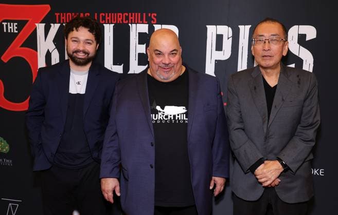 Los Angeles AFM special screening of The 3 Killer Pigs held at AMC Century City 15 Featuring: Noah Pitifer, Thomas J. Churchill, John. w. Kim Where: Los Angeles, California, United States When: 14 Nov 2025 Credit: Faye s Vision Cover Images EDITORIAL USE ONLY. NOT FOR USE BY NEWSPAPERS BASED IN THE UK. Copyright: xx coverimg55269532